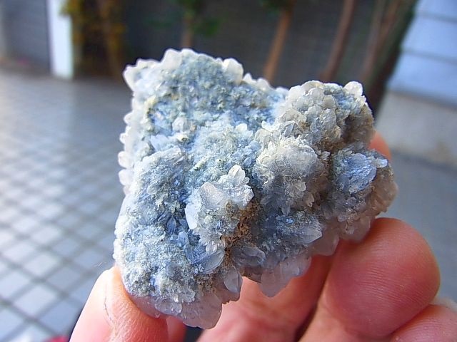 上地 わじ 鉱山産青水晶クラスター66 8g パーフェクトストーン Perfect Stone