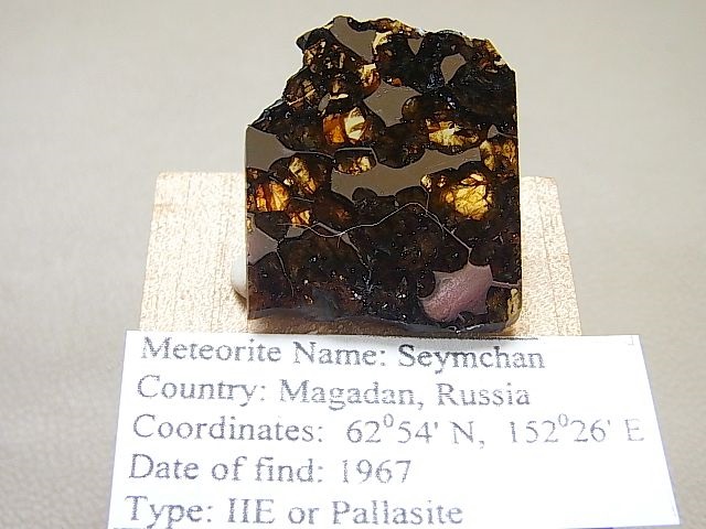 セイムチャン隕石 パラサイト隕石 601.6g ロシア産 インテリア小物
