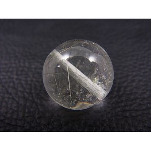 画像: オリジナル製作：ザギマウンテン産ルチル/アンフィボール入り水晶粒売りビーズ 13.5mm