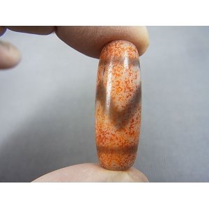 画像: 「赤虎牙」現代天珠 直径約11.5×32mm