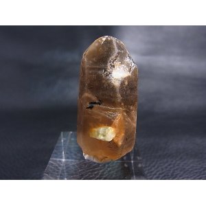 画像: ベトナム・タインホア産アクアマリン付きスモーキー水晶（ブラックトルマリン付き） 16.9g