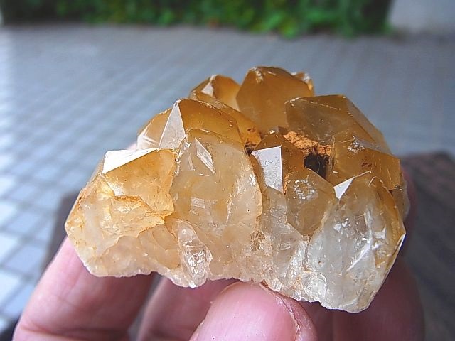 希少❣️ ザンビア産　シトリン　ファントム　クラスター　2.2kg 水晶　自然石①