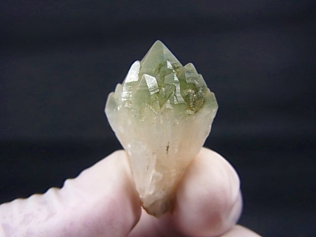 国産鉱物 荒川鉱山 緑水晶➕重晶石（バライト） - その他