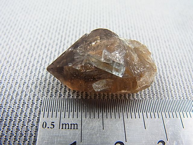 画像: ベトナム・タインホア産アクアマリン付きスモーキー水晶 8.1g