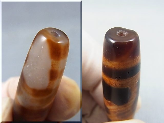 画像: 「宝瓶」（ドラゴンライン入り）現代天珠 直径約13.5×57.5mm