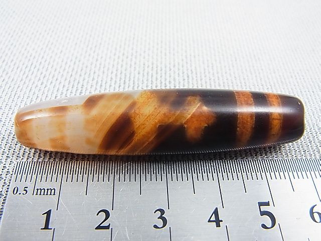 画像: 「宝瓶」（ドラゴンライン入り）現代天珠 直径約13.5×57.5mm