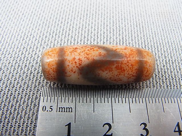 画像: 「赤虎牙」現代天珠 直径約11.5×32mm