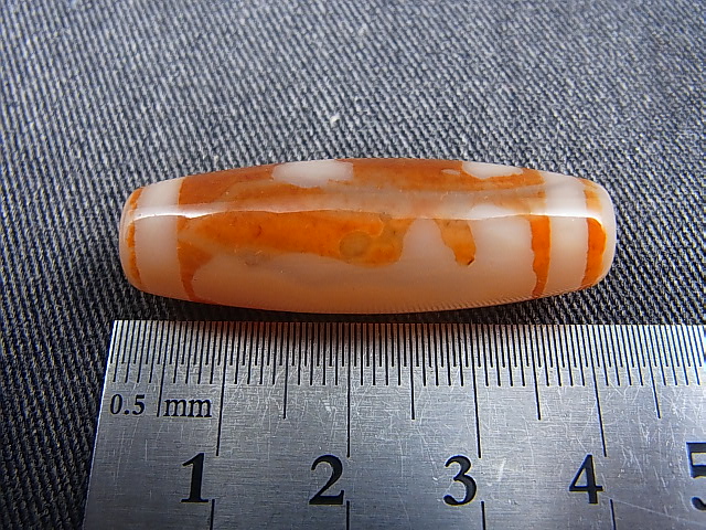 画像: 「観音」（ドラゴンライン入り）現代天珠 直径約12.5×39mm