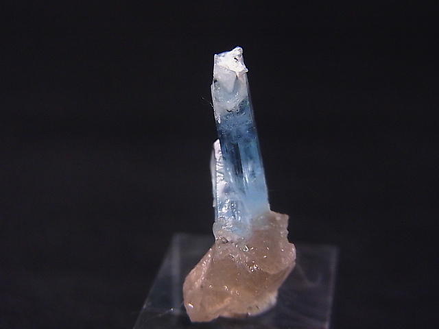 画像: ベトナム・タインホア産アクアマリン付きスモーキー水晶 0.8ｇ