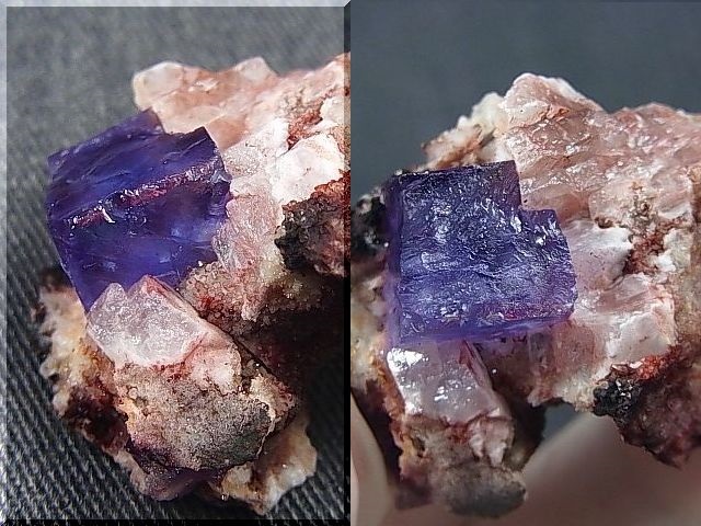 画像: メキシコ・オハエラ鉱山産フローライト原石（赤色蛍光） 19.0g