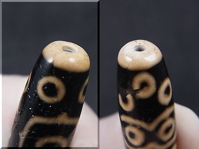 画像: 「十三眼」現代天珠 直径約12.5×38mm