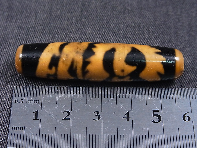 画像: 「鳳凰」現代天珠 直径約13.5×57mm