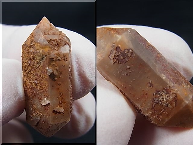 画像: スウェーデン産トパーズ付きＤＴ水晶 5.0g