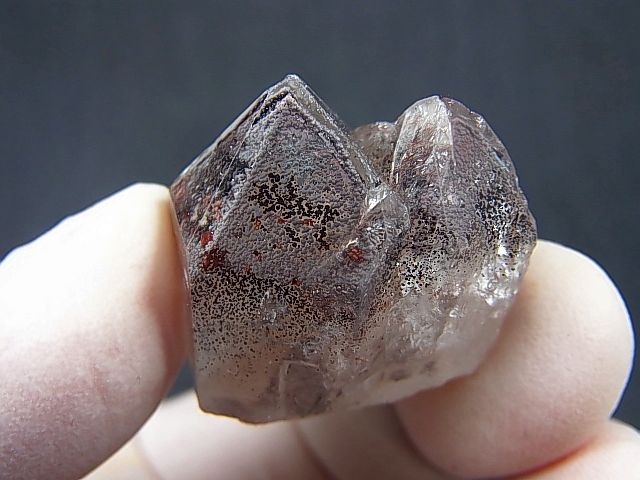 画像1: 南ア・オレンジリバー産ヘマタイトファントム水晶 15.0g