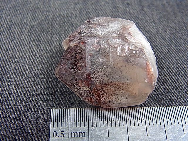 画像: 南ア・オレンジリバー産ヘマタイトファントム水晶 15.0g