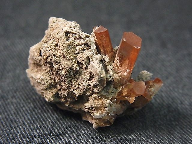 画像: メキシコ産レッドトパーズ原石（群晶） 9.5g