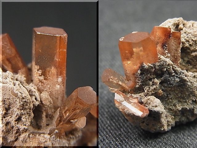 画像: メキシコ産レッドトパーズ原石（群晶） 9.5g